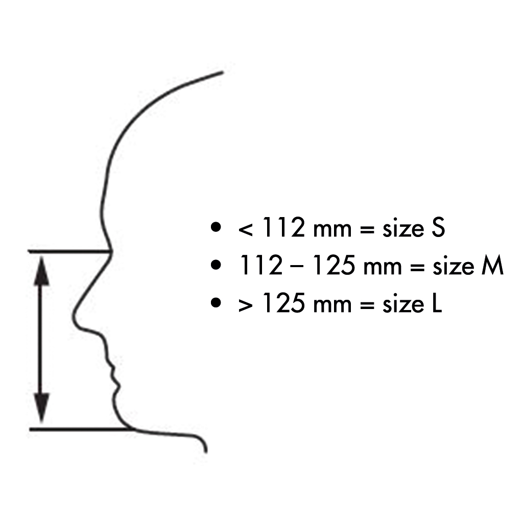 3m Size Example 3M Halvmaske 6200, size M - Ansigtsmasker