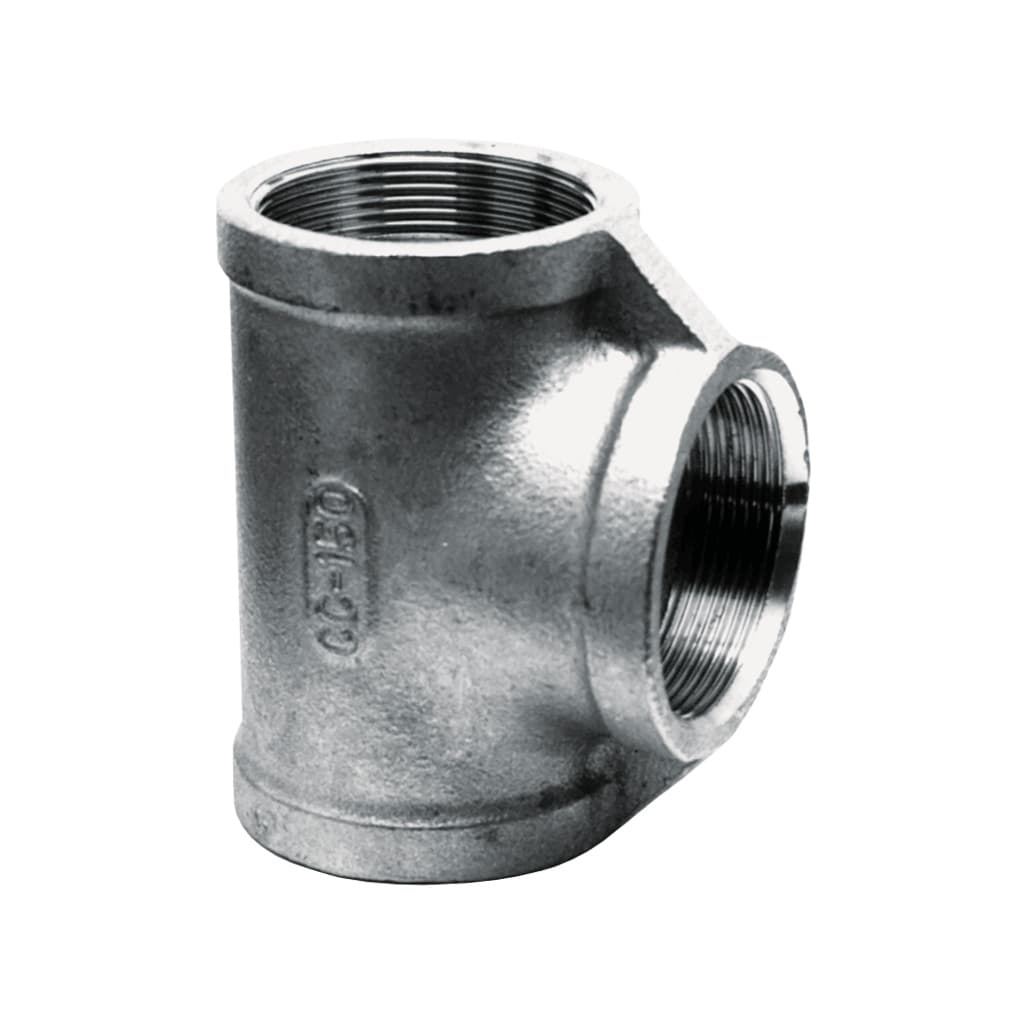 Spare part image T-stykke 3/4", indv. gevind, rustfrit stål