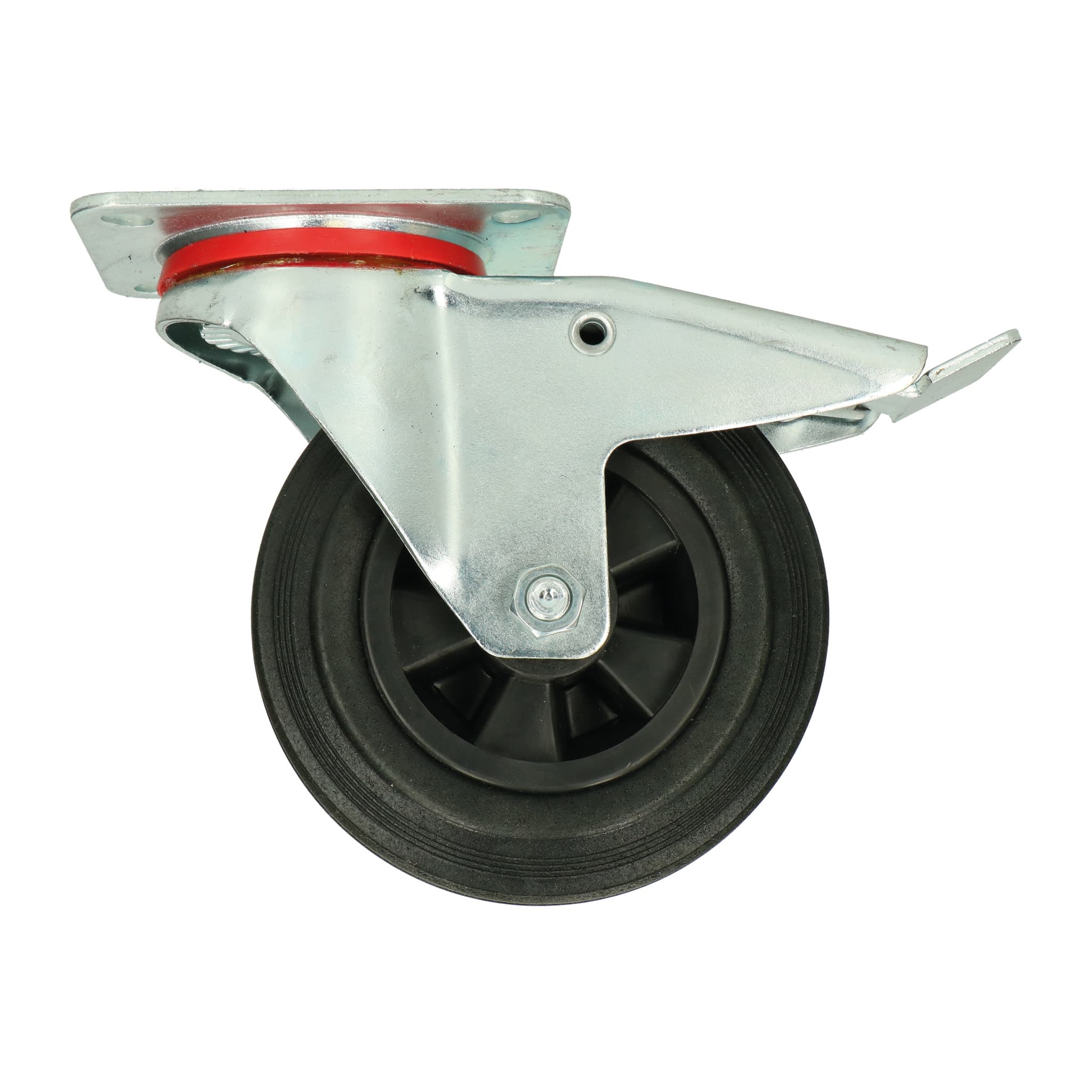 Spare part image Drejehjul med bremse, 16 cm